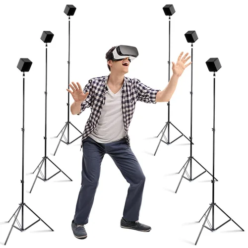 Vista 2 de Skywin VR Tripod Stand, HTC Vive Base Station Compatible Sensor Stand and Base Station Mount for Vive Sensors or Oculus Rift Constellation (1 Tripod)