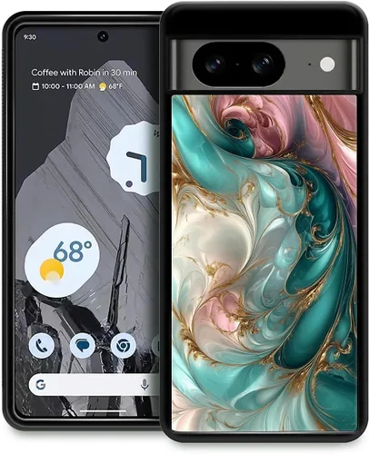Vista 136 de Compatible con Google Pixel 4A 5G Mobile Case Creative Acrylic Back Panel Silicona Edge Case Slim Protección Especialmente para Google Pixel 4A 5G