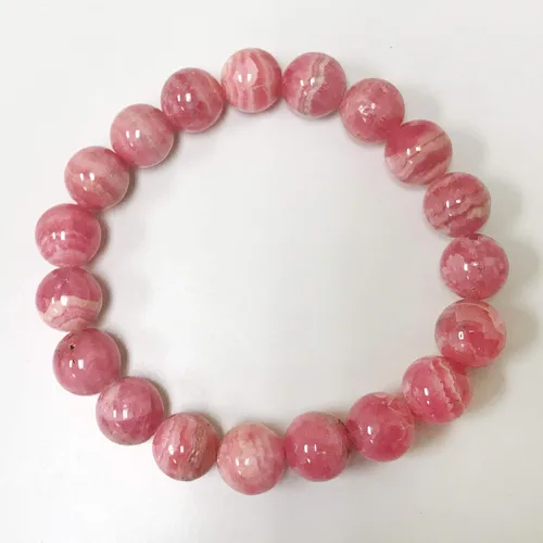 Vista 629 de Gem Avenue Handmade Round Bead Stretch Bracelet Unisex Natural Stone Beaded Jewelry for Men & Women, Elastic Wristband for Daily Wear