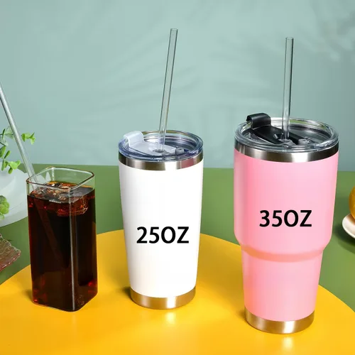 Vista 7 de Pajitas reutilizables de plástico largo y duro, popotes de repuesto transparentes para vasos de 16 onzas a 32 onzas, vasos, tarros Mason, Stanley