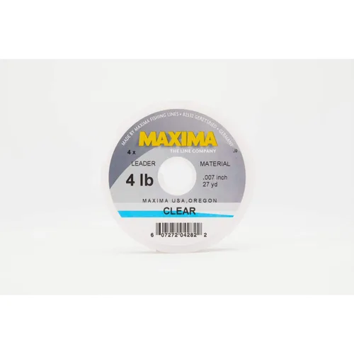 Vista 12 de Maxima Fishing Line Leader Wheel, transparente, 1 libra, 27 yardas