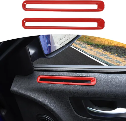Vista 12 de RT-TCZ para Charger Cubierta de ventilación de aire de puerta Adecuada para Dodge Charger 2011-2023 Accesorios de interior azul 2 piezas