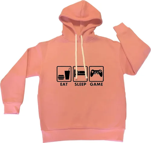 Vista 25 de Go All Out Eat Sleep Game - Sudadera con capucha para hombre y mujer Verde Irlandés