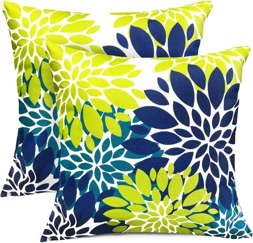 Vista 31 de Juego de 2 fundas de almohada decorativas negras boho 16x16 pulgadas, fundas de almohada de lino modernas estilo bohemia campestre para exteriores