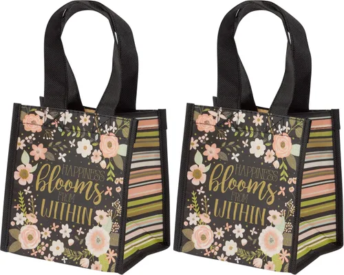 Vista 5 de Karma Bolsas de regalo reutilizables – Bolsa de mano y bolsa de regalo con asas – Perfecto para regalos de cumpleaños y bolsas de fiesta RPET 1 Bee