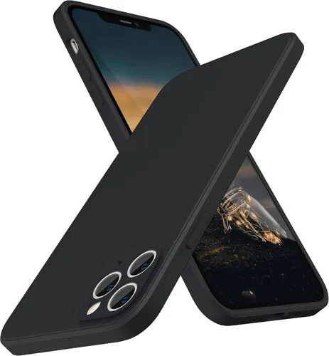 Vista 22 de SURPHY Funda de diseño para iPhone 11 Pro Max con protección para cámara, diseño de borde recto, silicona líquida delgada, piedra