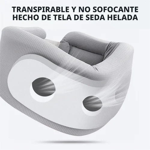 Vista 5 de Soporte de cuello para dolor de cuello y apoyo, soporte cervical de espuma suave para dormir, transpirable, soporte para el cuello mantiene