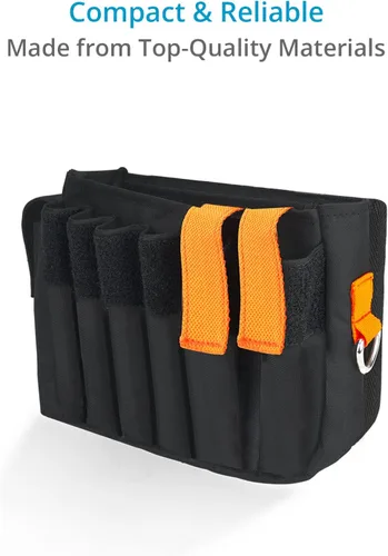 Vista 8 de PROAIM Bolsa de aire acondicionado (pequeña) para asistentes de cámara, puños y técnicos. Viene con un trabilla ancha para cinturón de 2.5