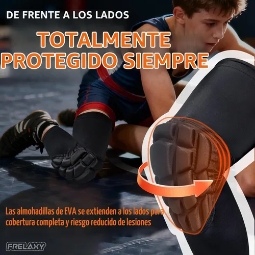 Vista 3 de Frelaxy - Rodilleras acolchadas de compresión para hombres y mujeres