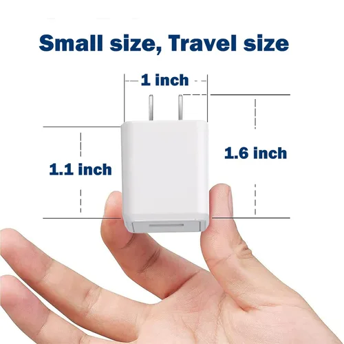 Vista 6 de Cargador para iPhone de 10 pies, [certificado MFi] Cable Lightning largo de sincronización de datos con cargador de pared USB, adaptador de enchufe