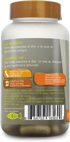 Vista 3 de Betel Natural Hierro Reforzado con Alfalfa Healthy Globulo Rojo - 90 Caps