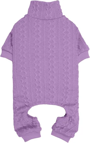 Vista 9 de Suéter de perro con cuello alto y tejido de punto, ropa para mascotas de color sólido, suéter para cachorros cálido, suéteres para perros pequeños