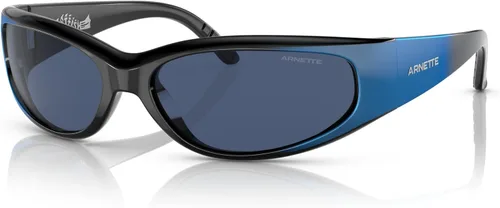 Vista 2 de ARNETTE mens An 4302 Rectangular Sunglasses Negro Gradiente Metal Azul/Azul Oscuro