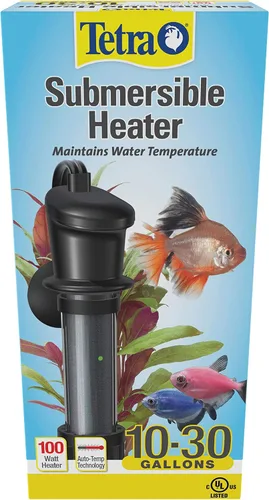 Vista 8 de Calentador para acuario sumergible Tetra HT con termostato electrónico, 50 vatios, 2-10 galones Automatic Thermostat Keeps Water At 78 Degrees