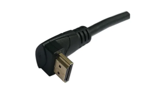 Vista 3 de Cable derecho vertical HDMI de 5 pulgadas en ángulo ascendente de 90 grados, compatible con 4K @60Hz, alta velocidad, HDMI 2.0 listo, UHD, Ethernet