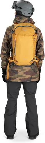 Vista 9 de Osprey Soelden 22L - Mochila de esquí y snowboard para hombre, color amarillo artesano