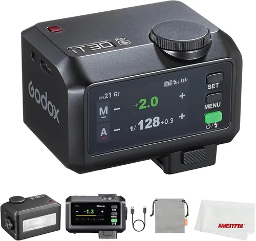 Vista 10 de Godox iT30 Pro C iT30Pro C iT30ProC iT30Pro-C Mini Flash para cámara Canon, exposición automática TTL, HSS 1/8000 segundos, 2.4G Wireless Xsystem