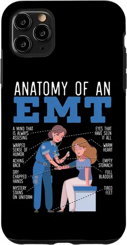 Vista 11 de iPhone 15 Anatomía de un EMT Paramédico EMT EMS Health Care Case