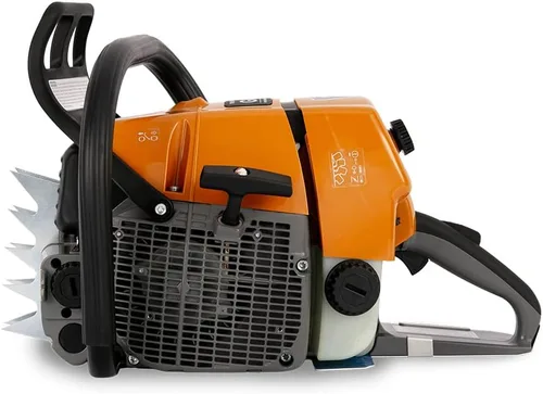 Vista 5 de Farmertec 92cc Holzfforma G660 Motosierra de gasolina Cabeza de potencia sin barra guía y cadena Todas las piezas compatibles con motosierra MS660