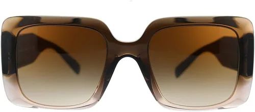 Vista 2 de Versace VE 4405 533213 - Gafas de sol rectangulares de plástico marrón