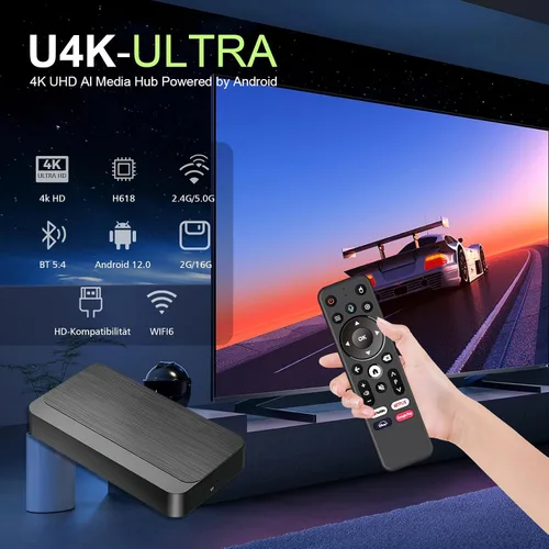 Vista 4 de BOXPUT Lemon TV L2 2026 Android TV Box 12.0 Smart Box