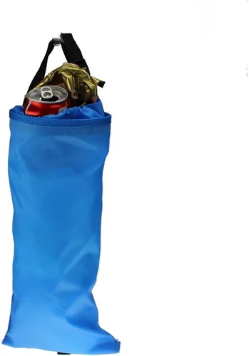 Vista 10 de Bolsa de almacenamiento Encell, de vehículo, para la basura, que se cuelga en el respaldo del asiento, Negro 1 Paquete