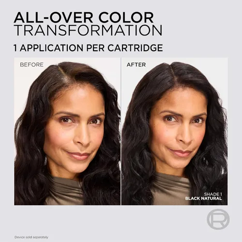 Vista 7 de L'Oreal Paris Colorsonic - Cartucho permanente de tinte para el cabello, color vibrante para retoque de raíces, cobertura de canas o todo color en 1