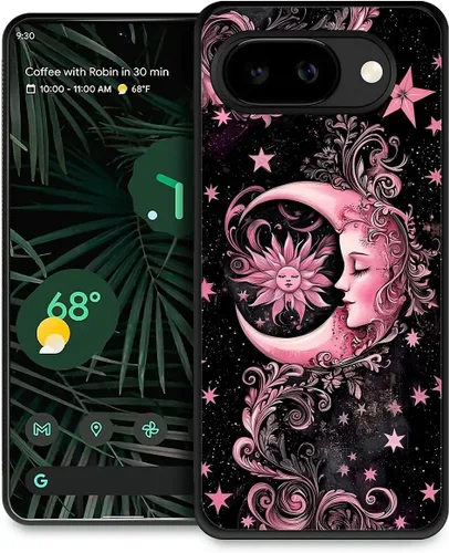 Vista 222 de Compatible con Google Pixel 4A 5G Mobile Case Creative Acrylic Back Panel Silicona Edge Case Slim Protección Especialmente para Google Pixel 4A 5G