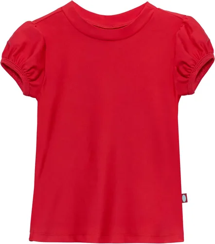 Vista 9 de City Threads Girls' Puff Short Sleeve Rashguard Swim Shirt negro