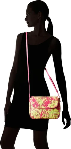 Vista 6 de Bandolera con solapa para mujer, talla única, Palm Fronds