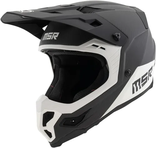 Vista 9 de MSR Casco de motocross hexagonal de carbono, motocross con MIPS
