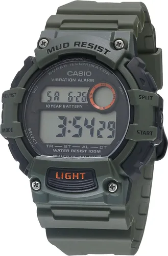 Vista 6 de Casio TRT110H Series Digital Watch 100M WR 1/100 SEC Stop Watch LED Light Mud Resistant Low Temp Resistant Auto Calendar Dual Time