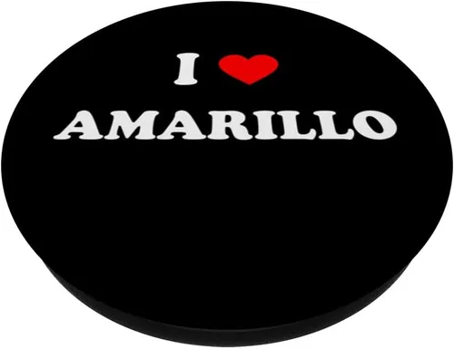 Vista 2 de I Love Amarillo City PopSockets Adhesive PopGrip