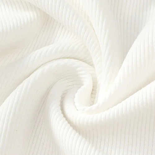Vista 6 de OPAWO Camisetas de manga larga y corta con volantes para niña, blusa acanalada para niña, ropa para bebé, paquete de 2 unidades de 1 a 6 años