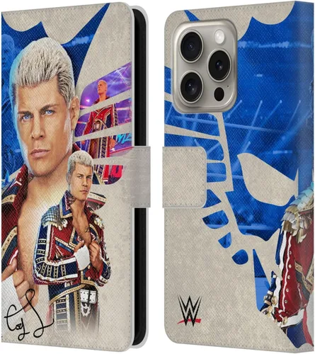 Vista 94 de Head Case Designs Funda con licencia oficial de la WWE American Nightmare Flag Cody Rhodes compatible con Apple iPhone 11