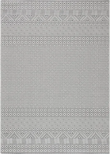 Vista 11 de SAFAVIEH Alfombra lavable para exteriores, colección Courtyard de 2.3 x 6.7 pies, beige y azul aguamarina, no desprende pelusa y es fácil