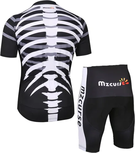 Vista 3 de mzcurse Camisa de ciclismo para hombre + pantalones cortos