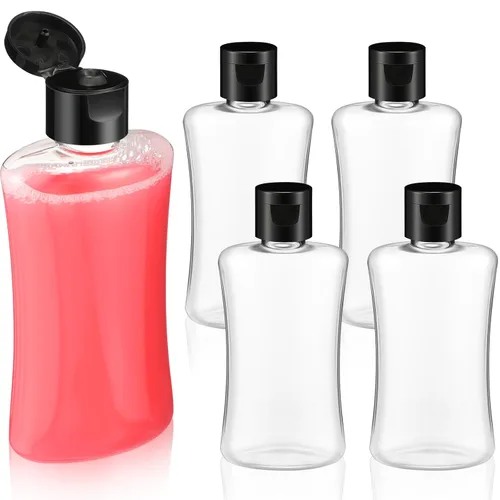 Vista 9 de Domensi - 36 botellas de viaje de 3.4 onzas con tapa abatible, loción
