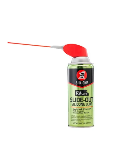 Vista 6 de 3-IN-ONE RVcare - Lubricante de silicona deslizante con spray de popote inteligente de 2 vías, 11 onzas y acondicionador de sello de goma RVcare