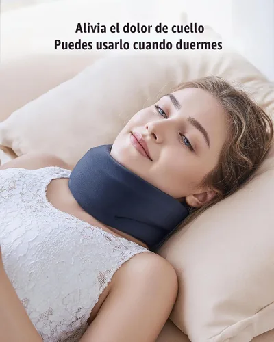 Vista 6 de Collar Cervical para Dormir - Collar Cervical que Alivia el Dolor de Cuello y Soporte de Cuello con Envolturas de Espuma Suave que Mantienen