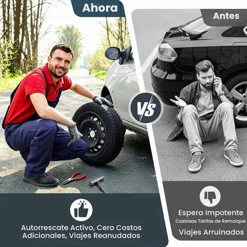 Vista 5 de ORCISH Kit de reparación de neumáticos, juego de 70 piezas, kit profesional de enchufes de neumáticos resistente, kit de parches de neumáticos