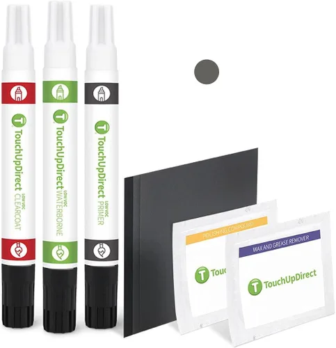 Vista 402 de TouchUpDirect RBG Azul Ártico Metálico Compatible con Pintura de Retoque Exact Match para Nissan, Kit Esencial en Aerosol