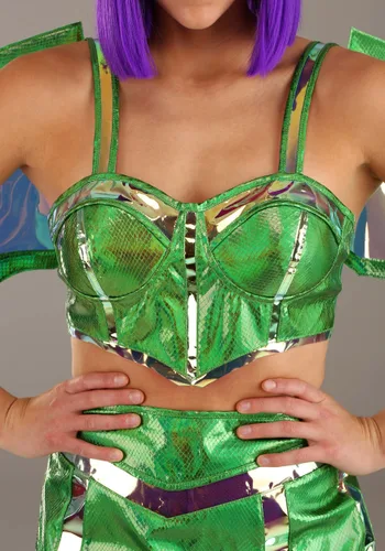 Vista 5 de Disfraz de Dragón Dreamscape para Mujer Multicolor