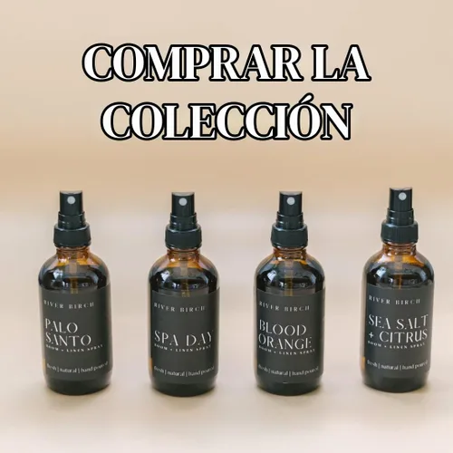 Vista 4 de River Birch Perfume con aroma a ropa limpia en aerosol para ropa y habitación Fragancia para el hogar Botella de vidrio ámbar de 4 oz Aroma