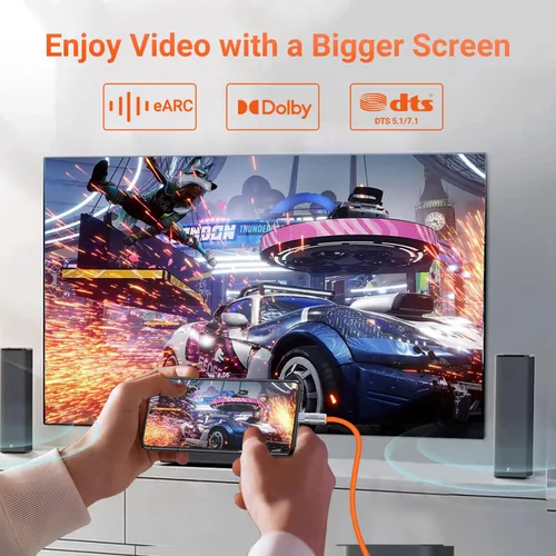 Vista 6 de Cable USB C a DisplayPort 1.4, 8K a 60Hz 4K a 240Hz USB C a DP 1.4, 32.4Gbps compatible con MacBook Pro/Air Liquid Silicone 5.9 ft/6FT