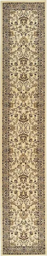 Vista 53 de Unique Loom Sialk Hill Collection - Alfombra de área Washington (6' 1" x 9' Rectángulo Burdeos/Crema)