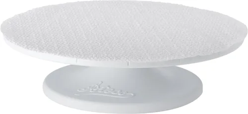 Vista 4 de Ateco 608 REVOLVING Cake Decorating soporte, 11" Ronda, apto para uso alimentario de plástico Base & parte superior, #608 - base plástica, Blanco