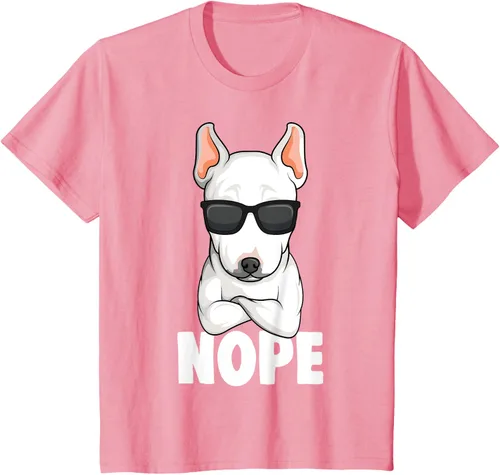 Vista 92 de Camiseta de perro Bull Terrier para niños y mujeres, Negro