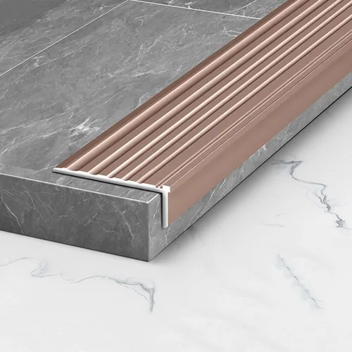 Vista 18 de ARCVOX Protector de borde de umbral en forma de L, tiras de transición para pisos resistentes a la suciedad, protector de borde de aluminio
