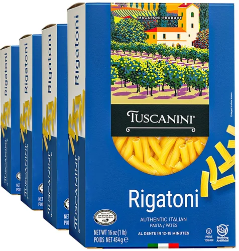 Vista 4 de Tuscanini Codos Pasta, Nothing Artificial, Kosher, 16 onzas (paquete de 12)